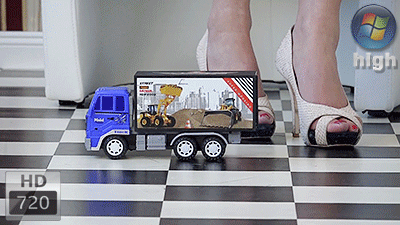 Crushing A Toy Truck (HDTVWMV) - Claudia