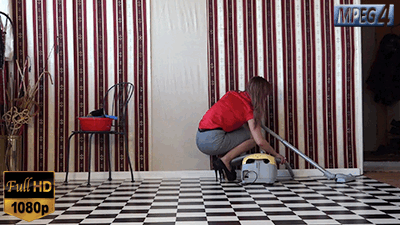 Cleaning And Vacuuming (FULL HD) - Claudia