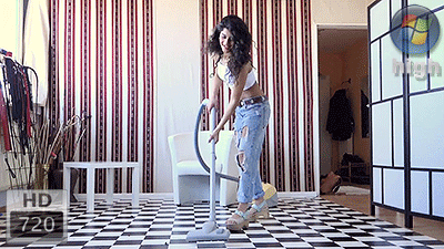Cute Latina Vacuuming (HDTVWMV) - Fernanda