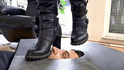 Slaves face becomes part of my floor