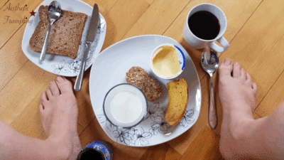 Breakfast without cutlery