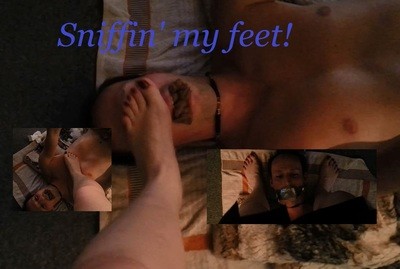 Sniffin my feet