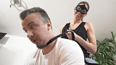 Strangling torture for the weakling