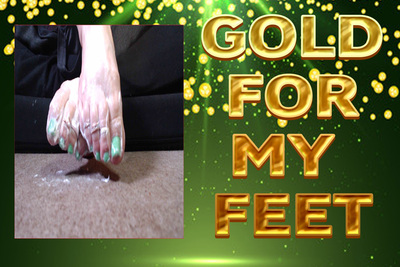 GOLD FOR MY FEET
