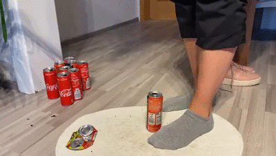 Sneakergirly Denise - Crushing some Cans