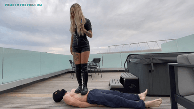 Introducing to You Goddess K - Boots Trampling Against the Hard Floor (1080p MP4)