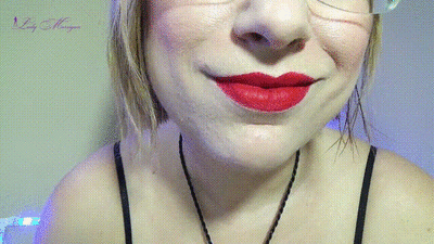 Lipgloss & Red Lipstick