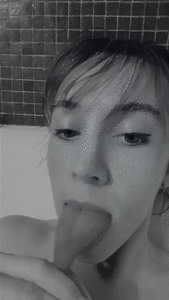 Let's play with my tongue in the bathroom 2