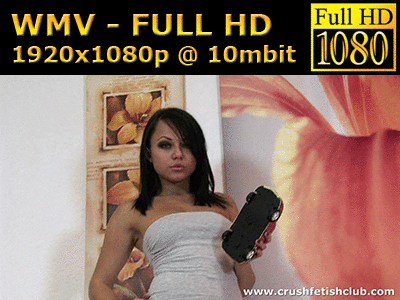 0010 - Angelina crushes a car under her converse (WMV, FULL HD, 1920x1080 Pixel)
