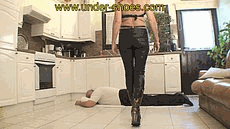 Miss Diana boots trample  (HOT VIDEO)