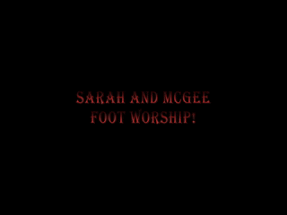 10. Sarah and McGee - Foot worship! 1920x1080