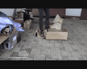 Cardboard boxes crushing 5
